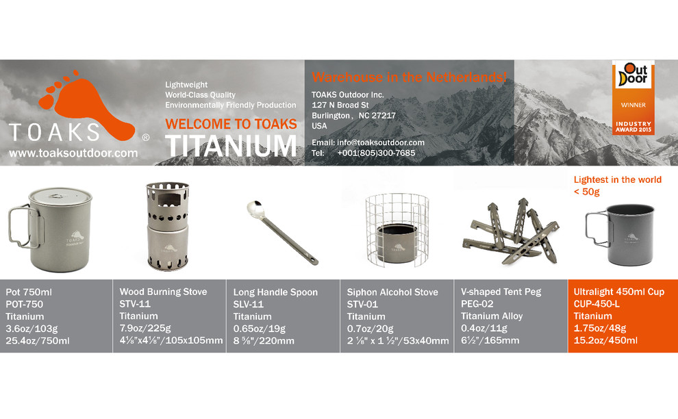 Leichter und weiter – TOAKS Titanium